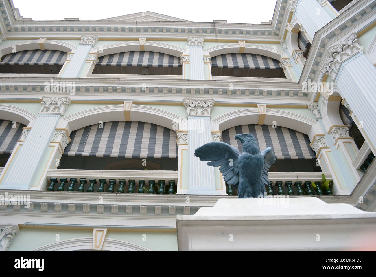 L'architecture coloniale au Musée Peranakan de Singapour Banque D'Images