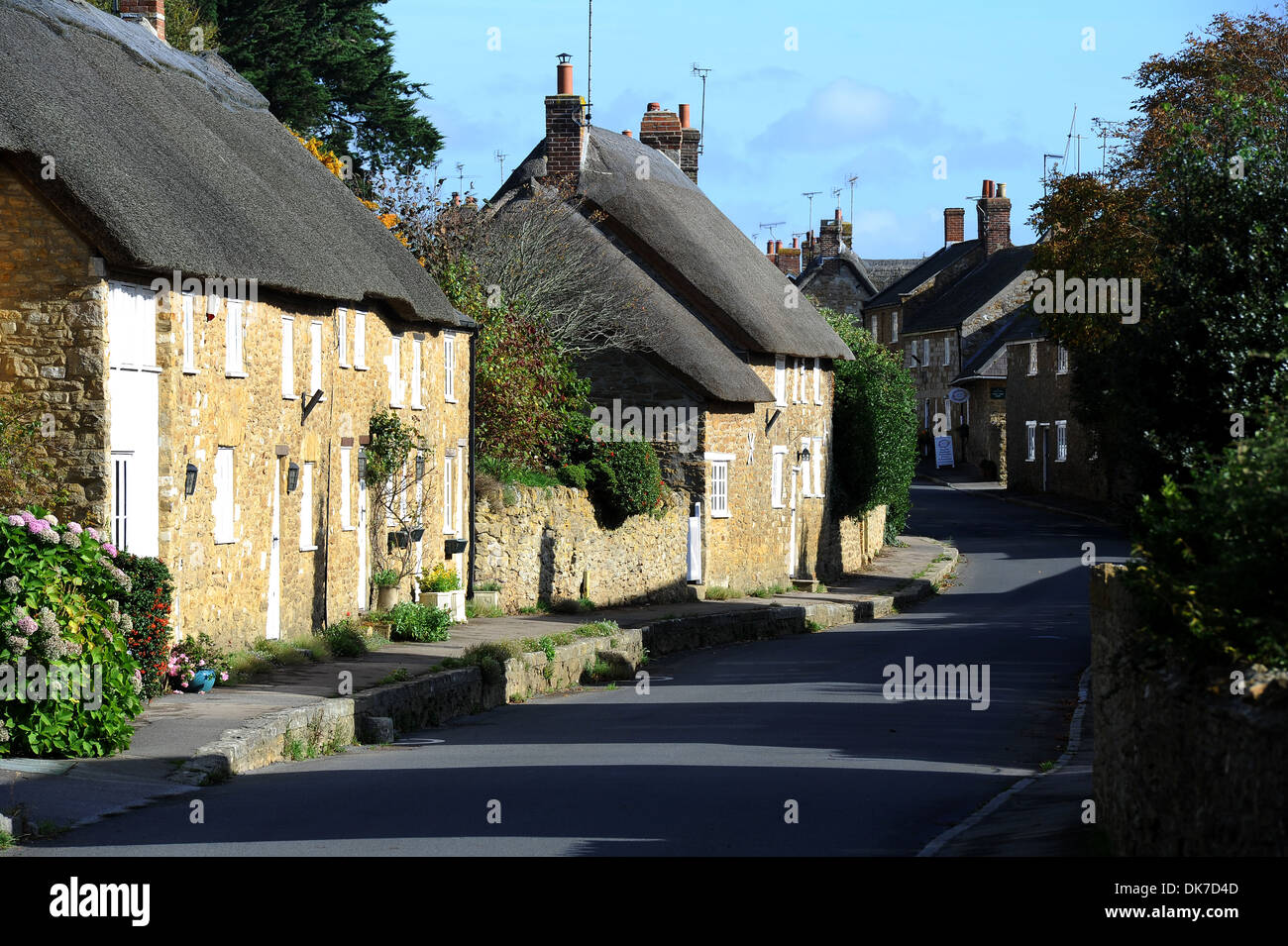 Abbotsbury Village, village d'Abbotsbury, Dorset, Angleterre, Royaume-Uni Banque D'Images