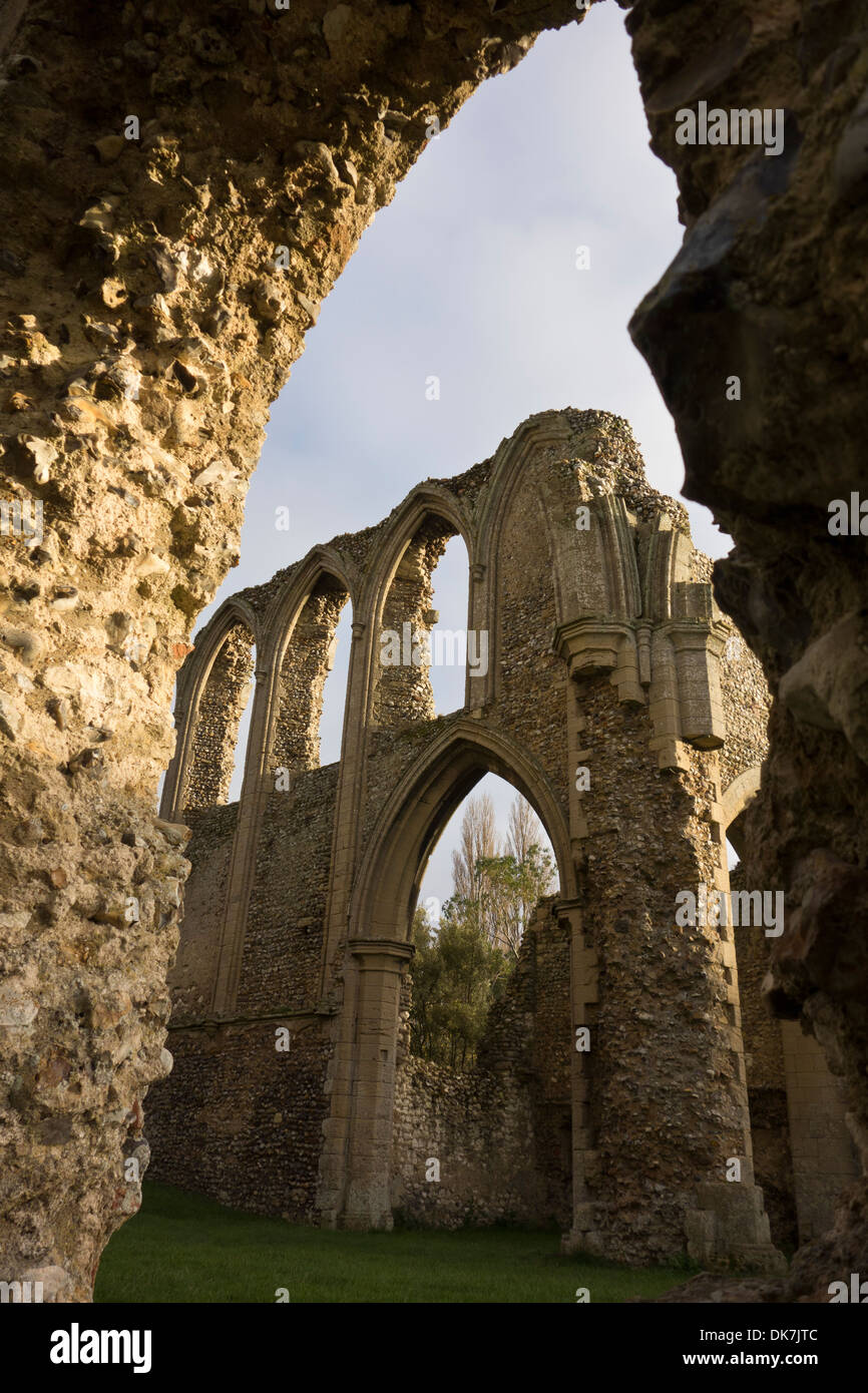 Abbey ruins Creake Norfolk England UK Banque D'Images