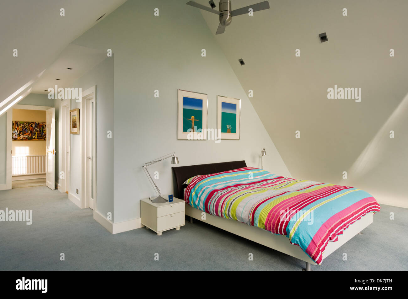 Extension de bâtiment par les architectes 3s Banque D'Images