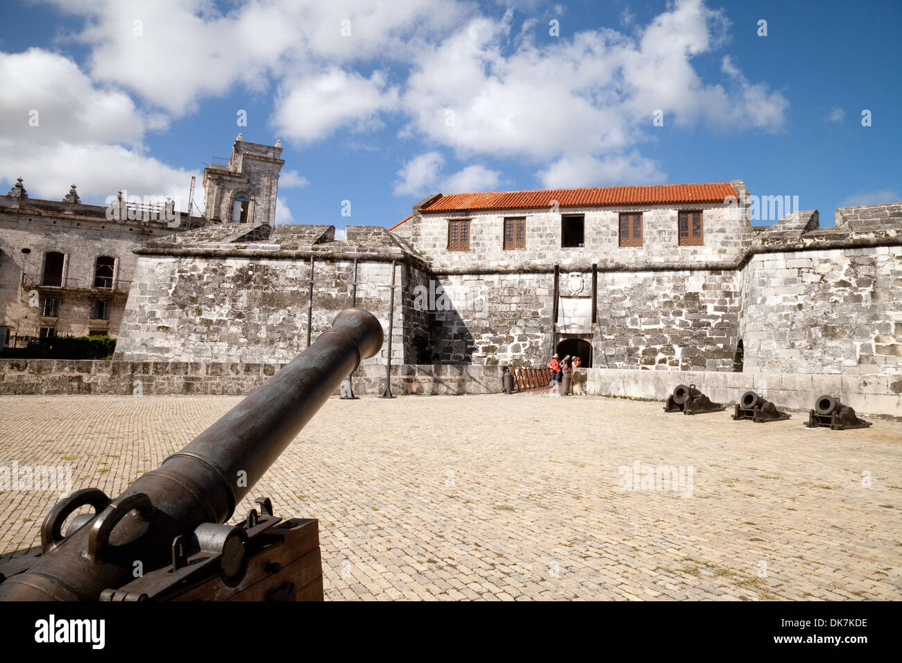 Le Castillo de la Real Fuerza, ou château de la Force Royale, un 16ème siècle à La Havane, Cuba, Caraïbes Banque D'Images