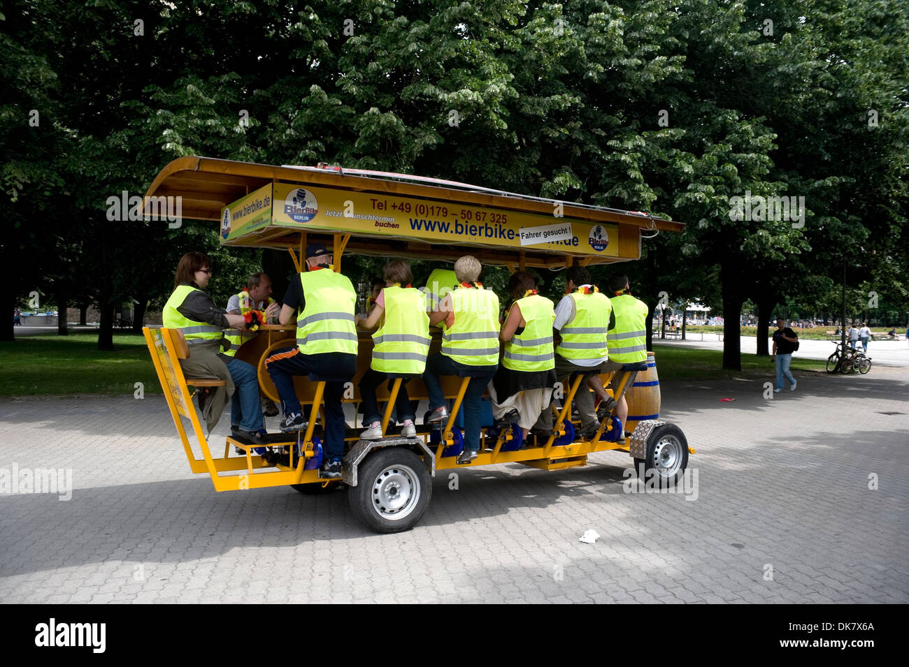 Véhicule vélo bière Banque D'Images