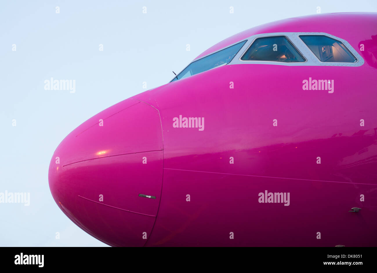 Cockpit d'avion. Exterior Banque D'Images