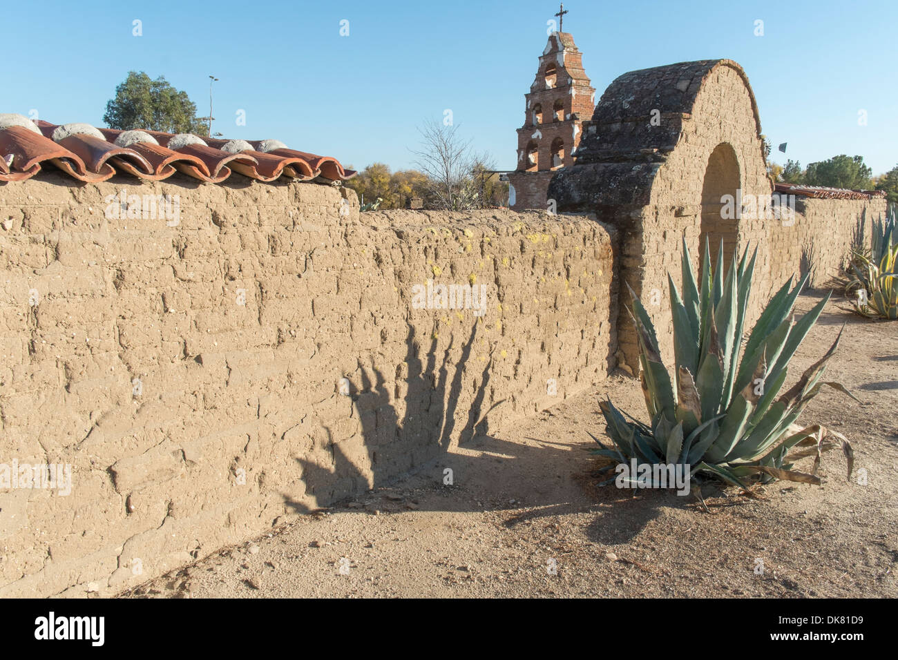 États-unis, Californie, Mission San Miguel Arcangel Banque D'Images