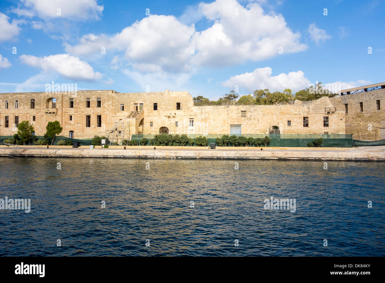 Chevaliers de St John Fort Manoel, Manoel Island, le port de Marsamxett, Sliema, La Valette, Malte, Europe. Banque D'Images