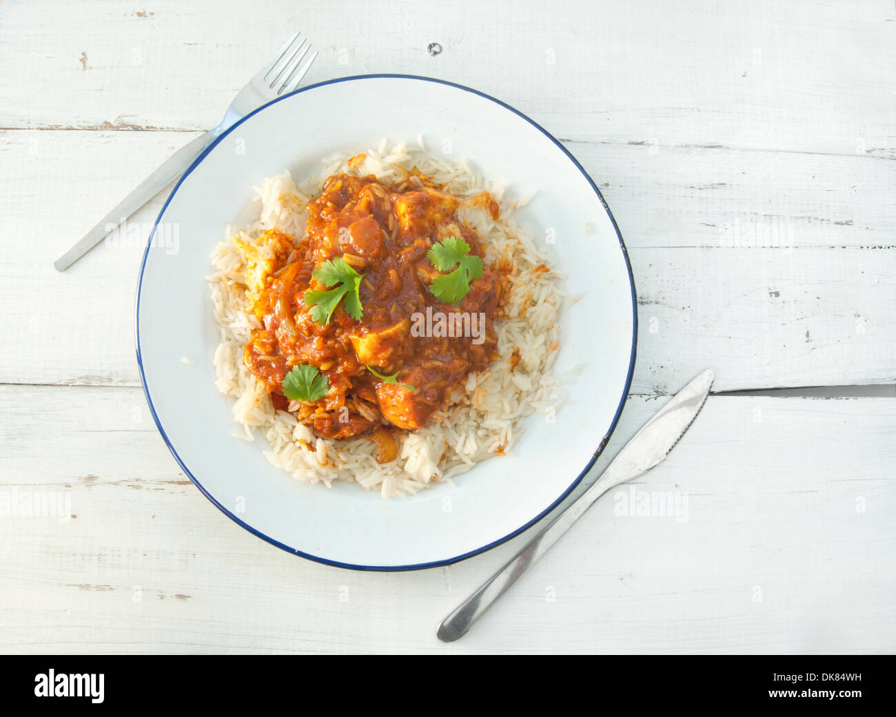 Poulet au curry Banque D'Images