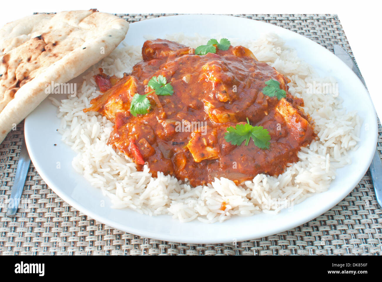 Poulet au curry Banque D'Images