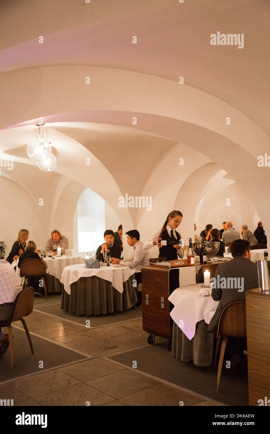 Restaurant AOC, Copenhague, Danemark. Banque D'Images