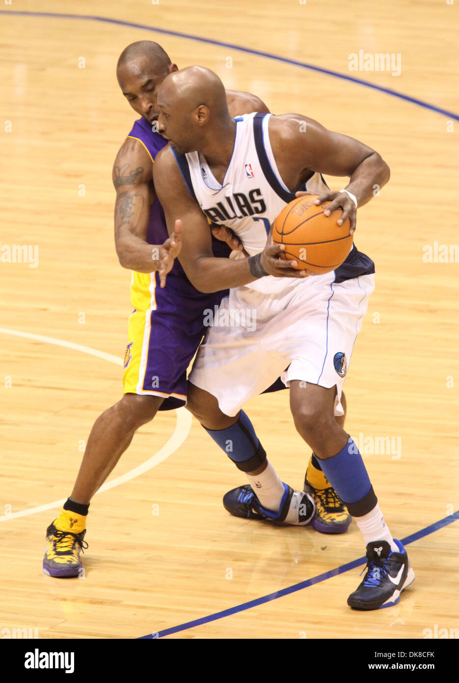 Dallas Mavericks en avant et le mari de Khloe Kardashian Lamar Odom compte jouer un jouer contre Kobe Bryant comme Dallas Mavericks Banque D'Images