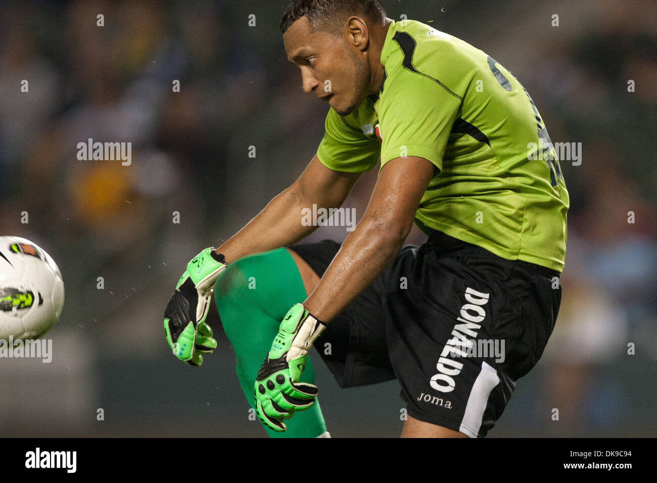 16 août 2011 - Carson, Californie, États-Unis - C.D. Gardien de Motagua Donaldo Morales # 22 en action lors de la Ligue des Champions de la CONCACAF groupe 1 groupe 1 phase round match entre le Club et le Motagua Los Angeles Galaxy au Home Depot Center. (Crédit Image : © Brandon Parry/global/ZUMAPRESS.com) Southcreek Banque D'Images