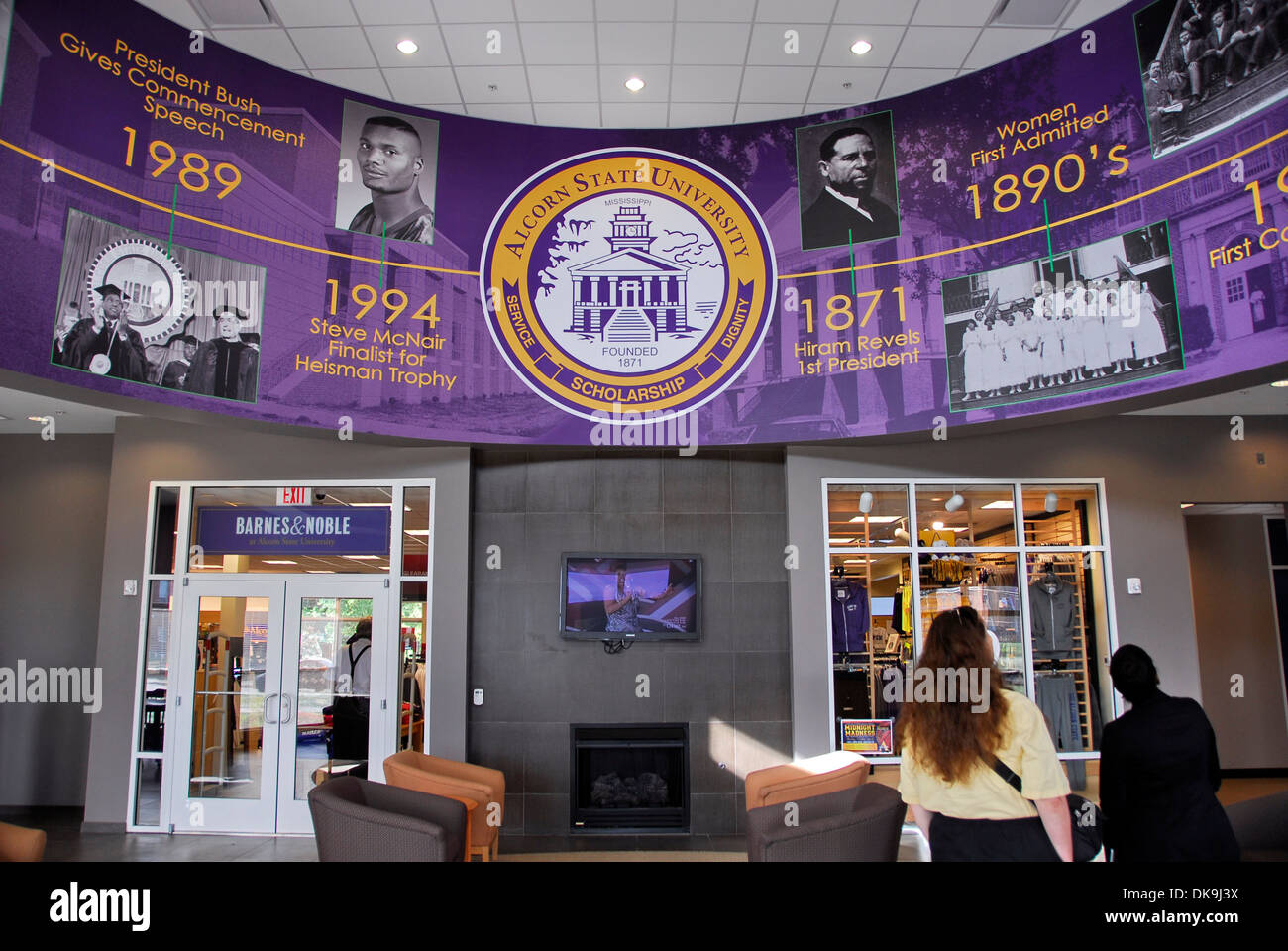 Alcorn State University, une terre noire-grant college de Lorman, Mississippi Banque D'Images