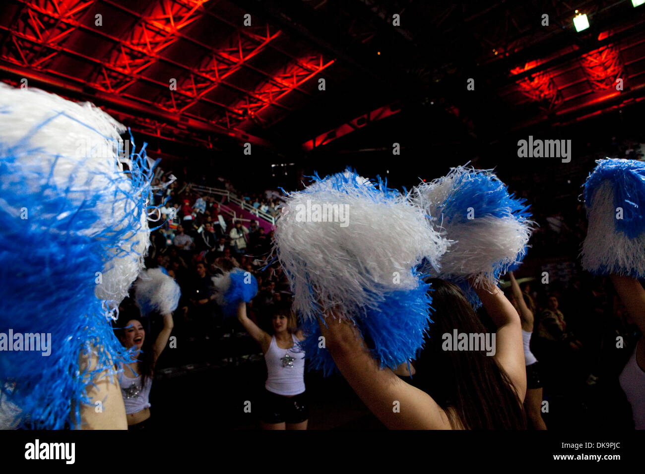 Aug 30, 2011 - Mar del Plata, Buenos Aires, Argentine - Interprètes et de meneurs lors de la cérémonie d'ouverture du championnat de basket-ball FIBA Amériques. (Crédit Image : © Ryan Noble/ZUMApress.com) Banque D'Images