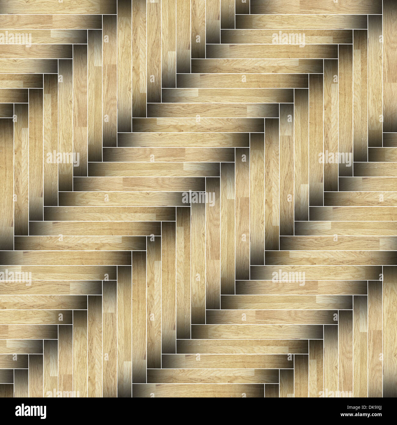 De texture installé plancher revêtement de planches en bois Banque D'Images