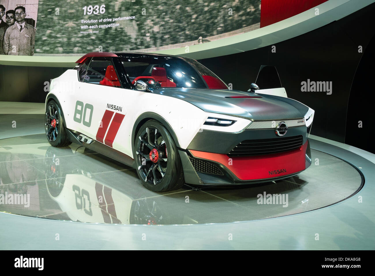 Nissan IDx Freeflow concept au Salon de l'automobile 2013 au Japon Banque D'Images