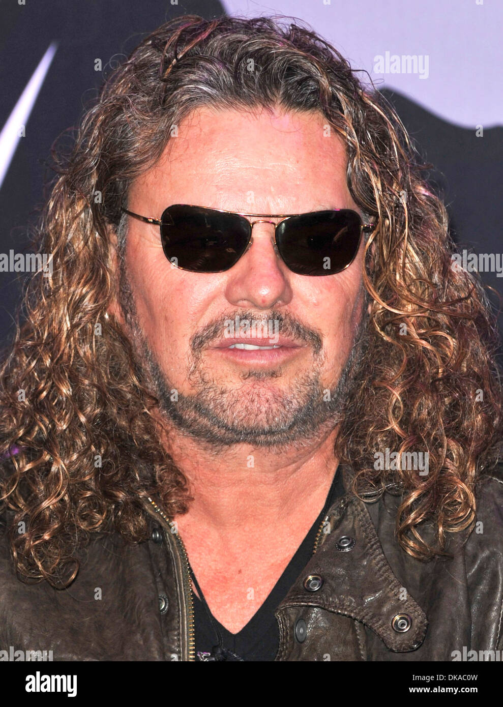 Fher Olvera Multi-Platinum Grammy et le groupe de rock mexicain gagnante 'Mana' sont admis au Guitar Center's RockWalk historique à Banque D'Images