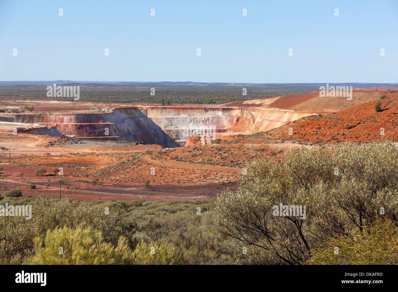 La mine d'or à ciel ouvert, Mount Magnet l'ouest de l'Australie Banque D'Images