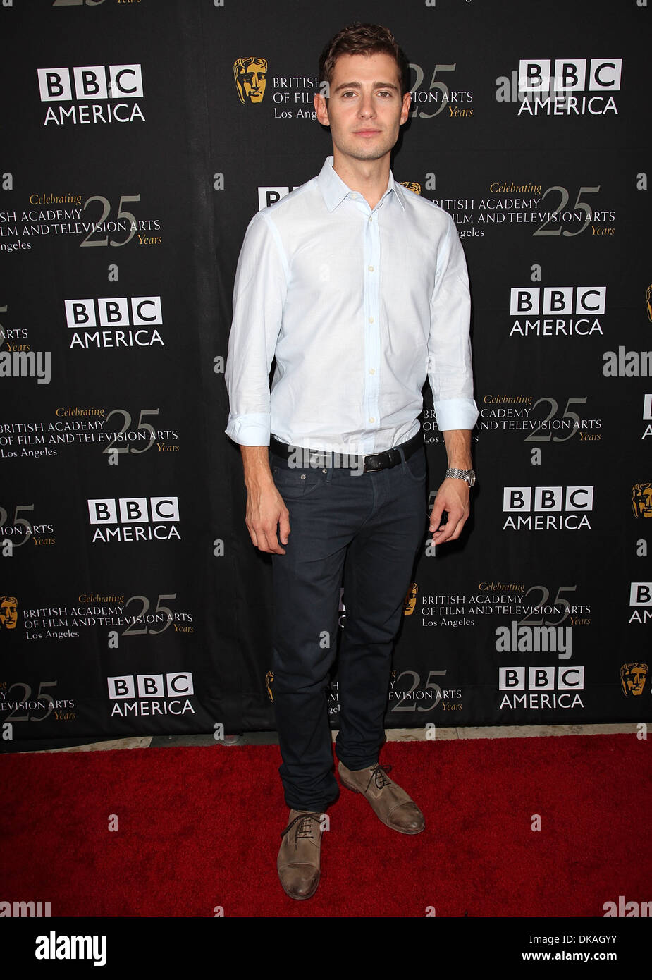 Julian Morris BAFTA Los Angeles plat plateau 2012 présenté par BBC America - Arrivées Los Angeles California - 22.09.12 comprend : Banque D'Images