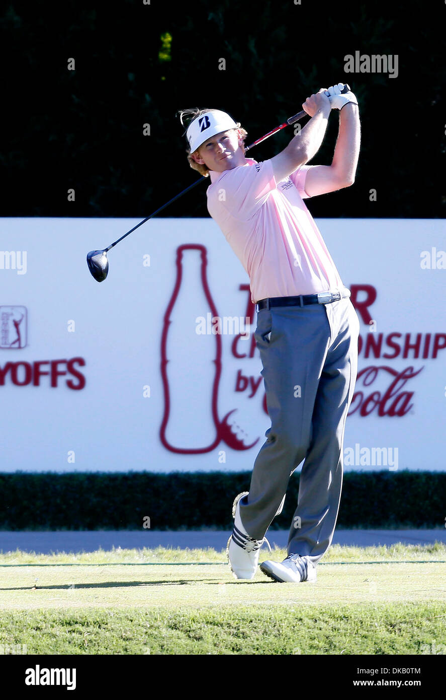 Brandt Snedeker remporte le Tour Championship par Coca-Cola dernière activité de PGA TOUR Playoffs pour FedExCup à East Lake Golf Club Banque D'Images