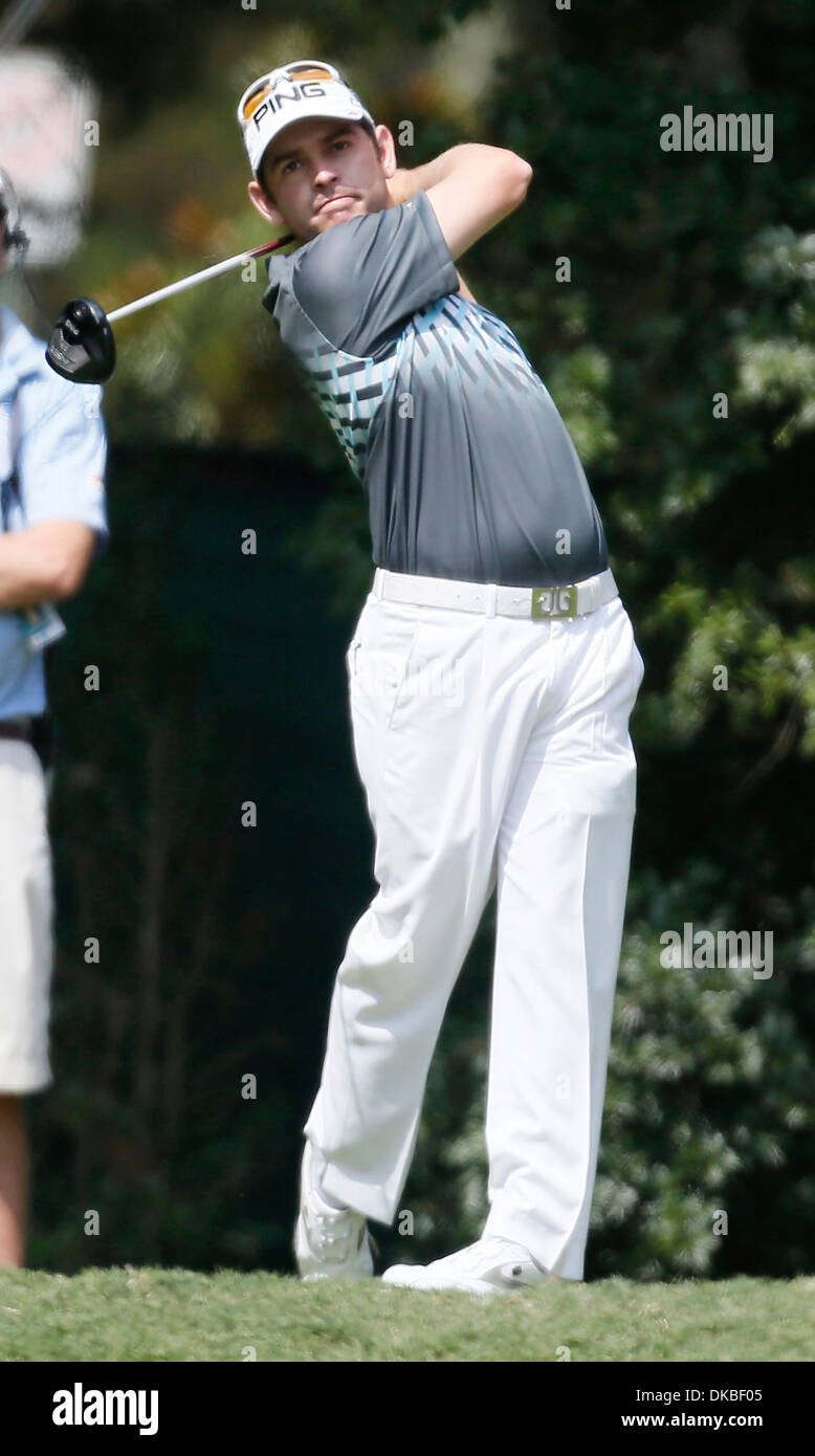 Louis Oosthuizen au 4ème tee au cours de premier cycle de Tour Championship par Coca-Cola à East Lake Golf Club à Atlanta USA - 20.09.12 Banque D'Images