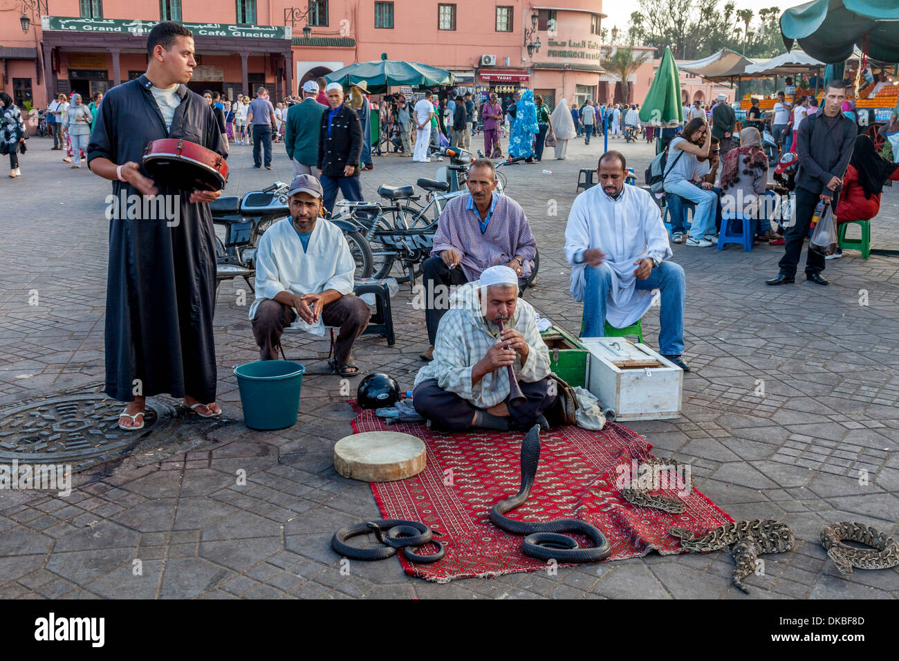 Charmeur De Serpent La Place Jemaa El Fna Marrakech Maroc Photo Inspiration