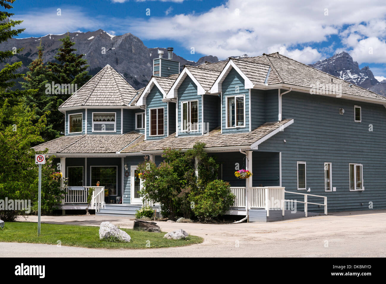 La Lady MacDonald House Bed and Breakfast à Canmore, Alberta, Canada. Banque D'Images