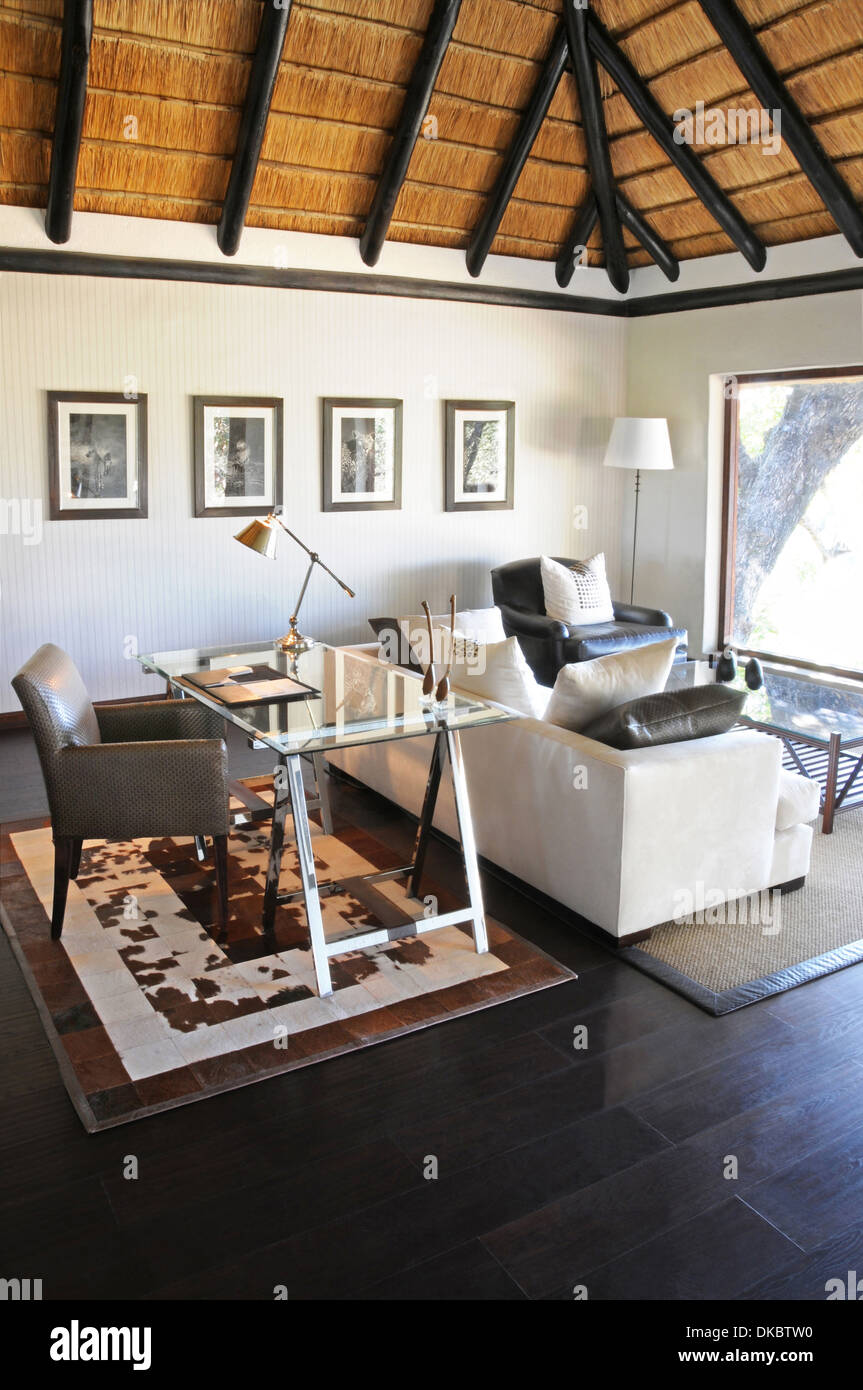 Londolozi Safari Lodge, Sabi Sand Game Reserve, Afrique du Sud Banque D'Images