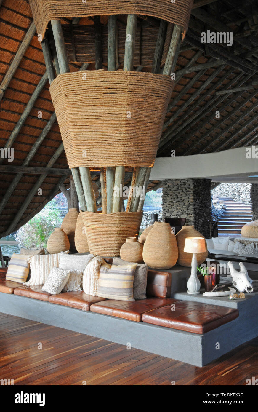 Singita Boulders Lodge, Sabi Sand Game Reserve, Afrique du Sud Banque D'Images