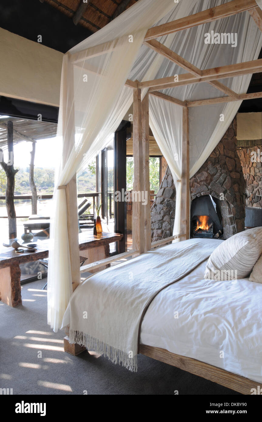 Singita Boulders Lodge, Sabi Sand Game Reserve, Afrique du Sud Banque D'Images