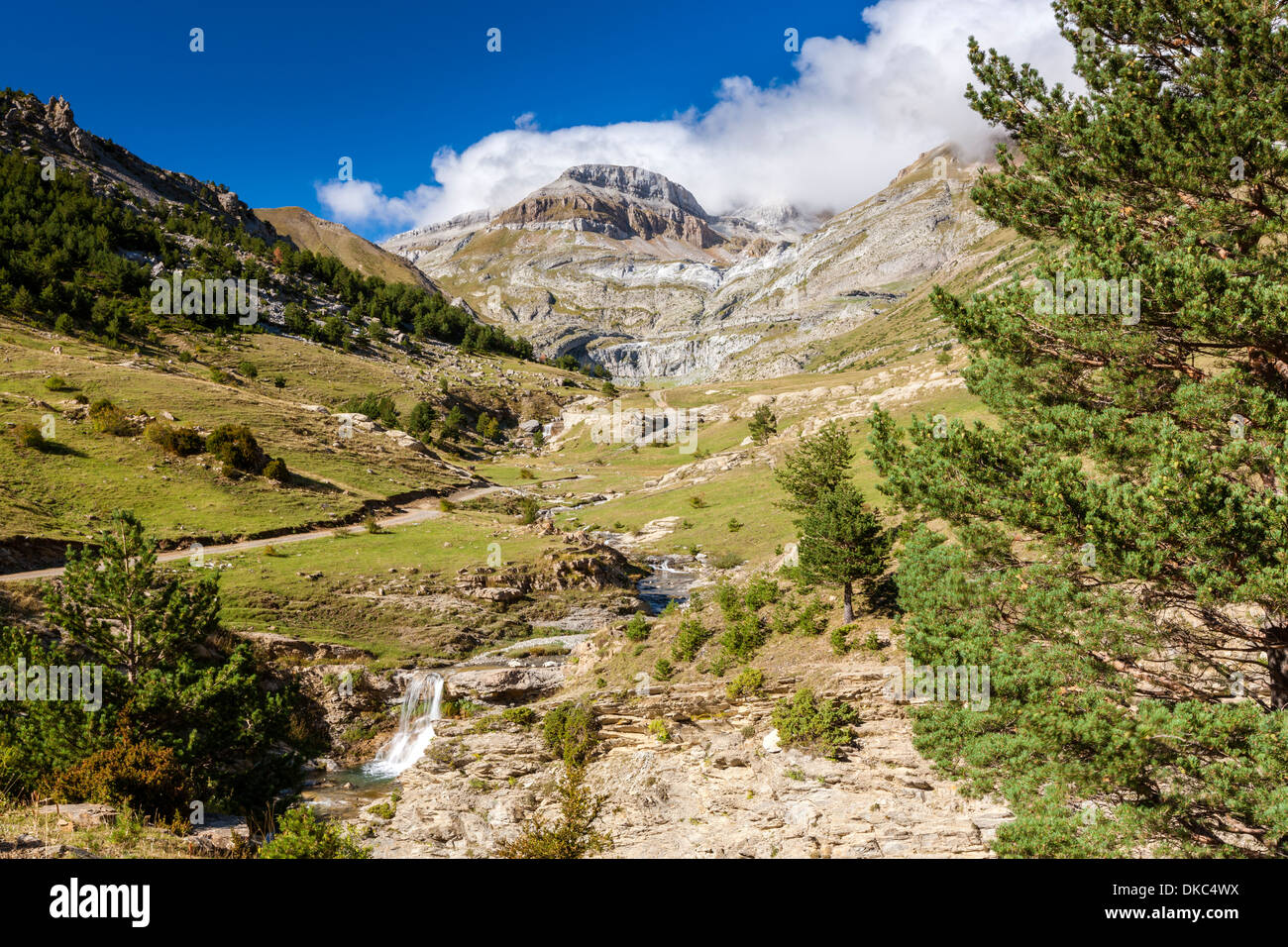 Aisa vallée, Parc Naturel de los Valles Occidentales, Jacetania, Pyrénées, la province d'Huesca, Aragon, Espagne, Europe. Banque D'Images