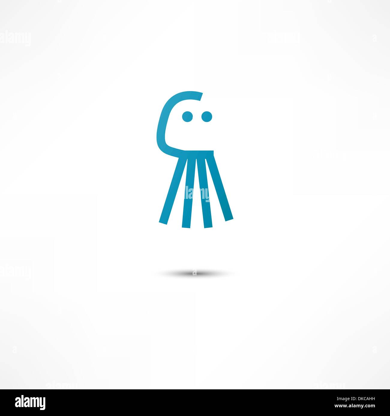 Icône Octopus Illustration de Vecteur