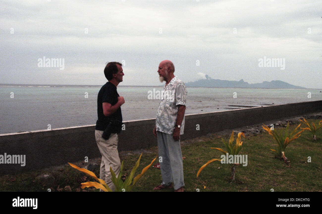 Bengt Danielsson le Kon Tiki traveler et Georg Kristiansen. Photographe Banque D'Images