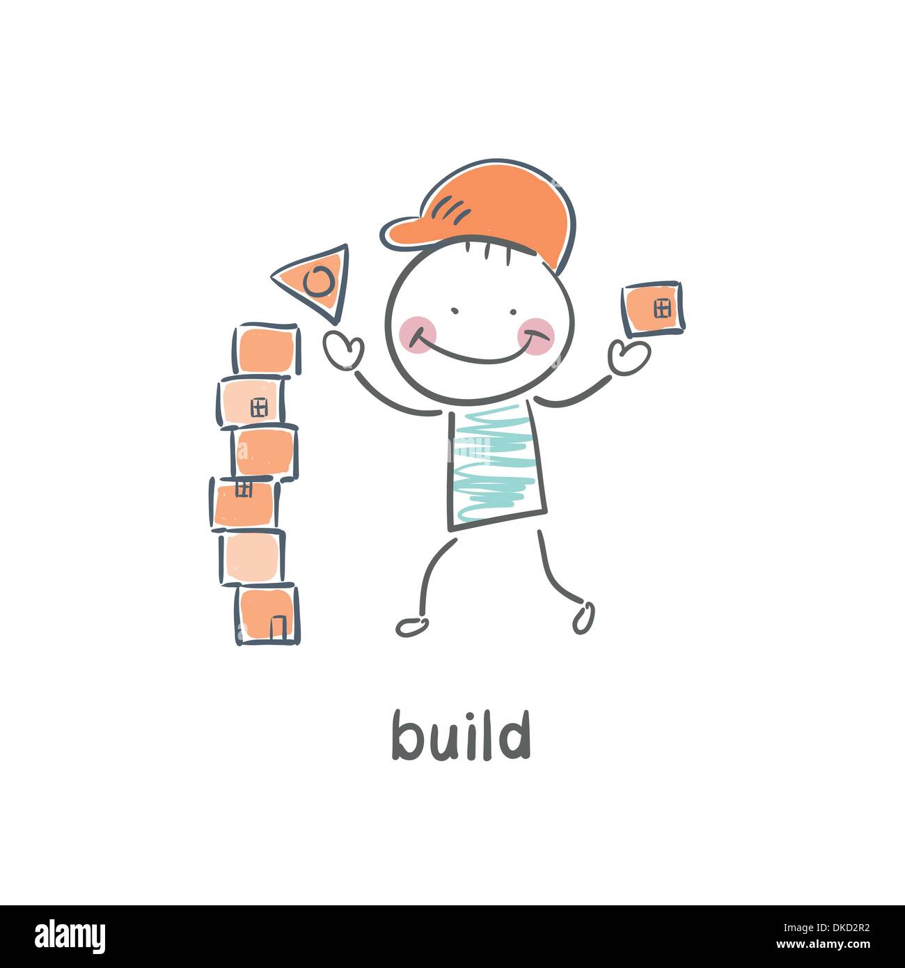 Builder Illustration de Vecteur