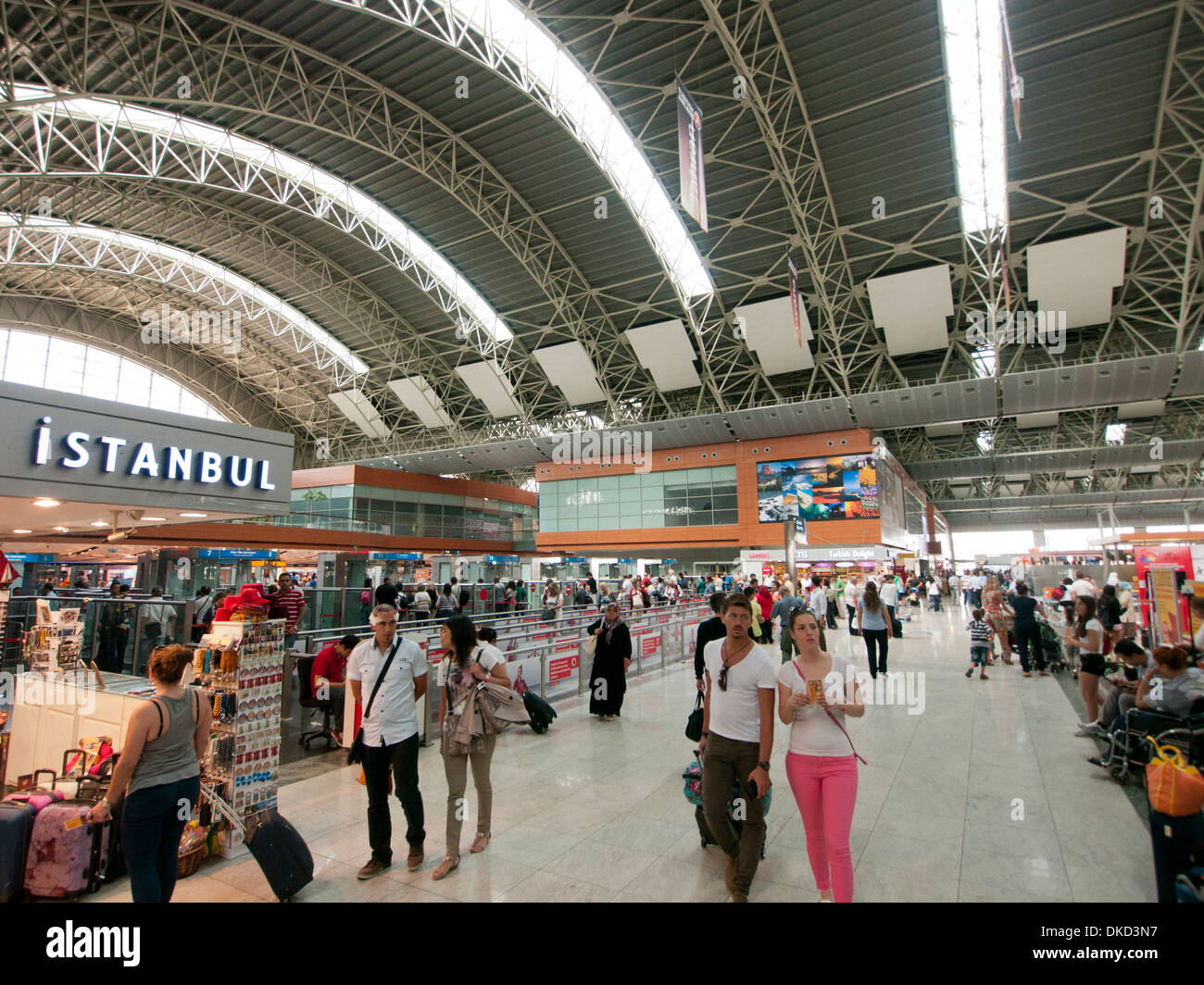 L'aéroport international de Sabiha Gökçen à Istanbul Turquie Banque D'Images