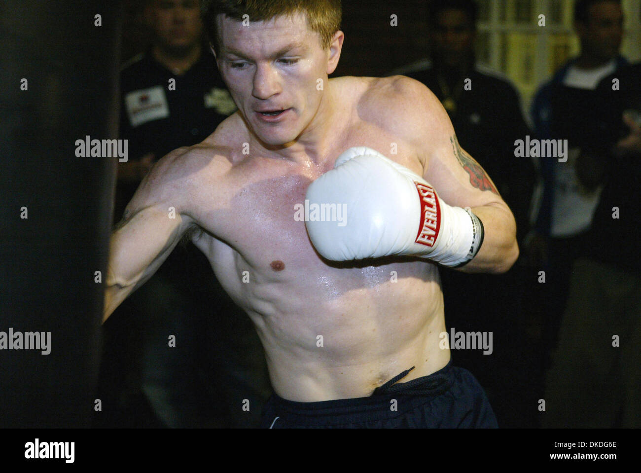 Jan 16, 2007 ; Las Vegas, NV, USA ; Ricky Hatton fonctionne en haut rang de sport à Las Vegas, Nevada pour la journée des médias pour l'Angleterre, Ricky Hatton vs Hitman'' Columbia's Juan Urango double fer ''. Les deux combattants sont invaincus, ils sont prévus pour lutter contre 01-20-2007 à Paris l'Hotel & Casino à Las Vegas pour l'IBF Poids welter Junior Championship. L'événement sera présenté en direct sur HBO Banque D'Images