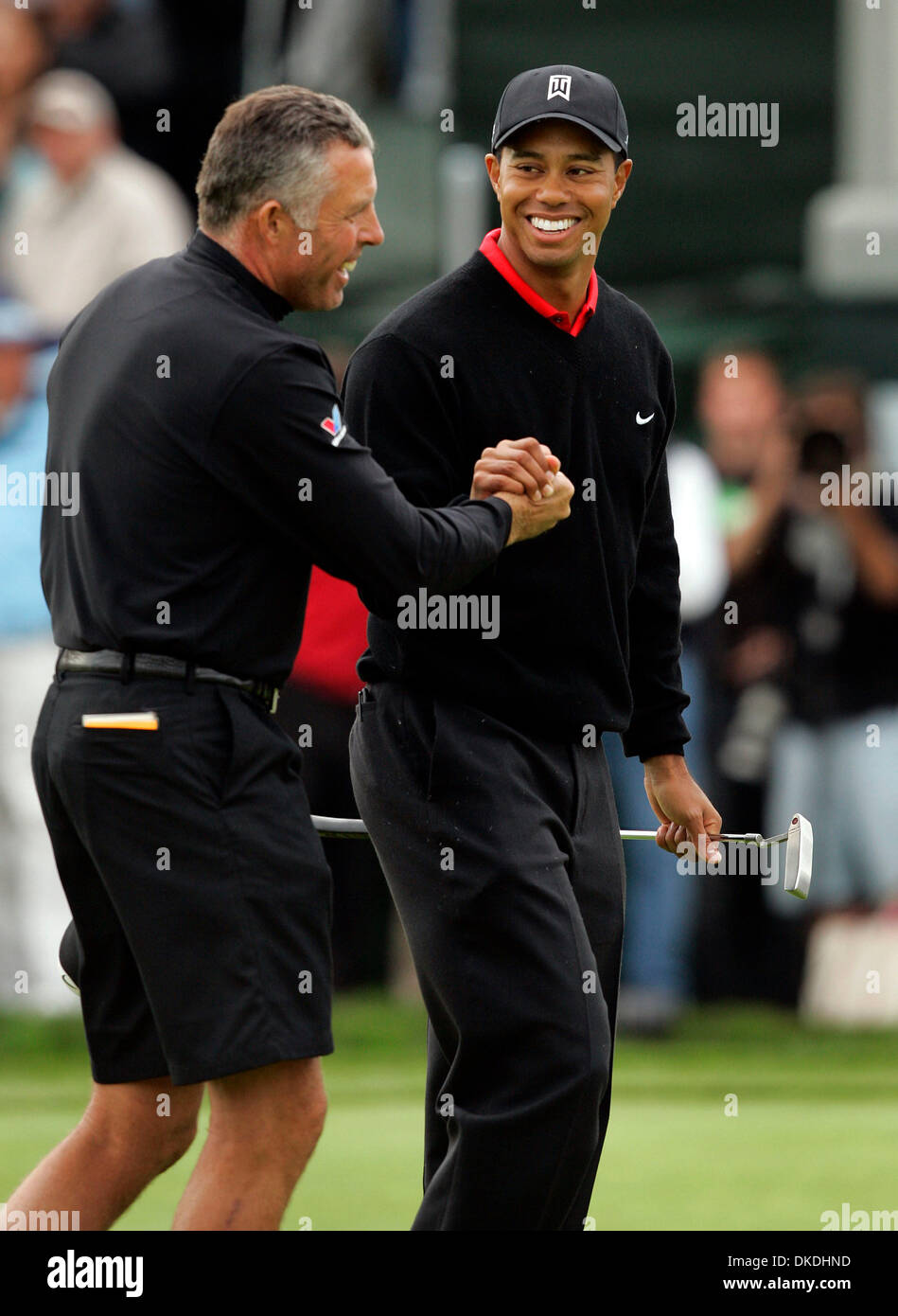 Jan 28 2007 San Diego CA USA Tiger Woods remporte le Buick