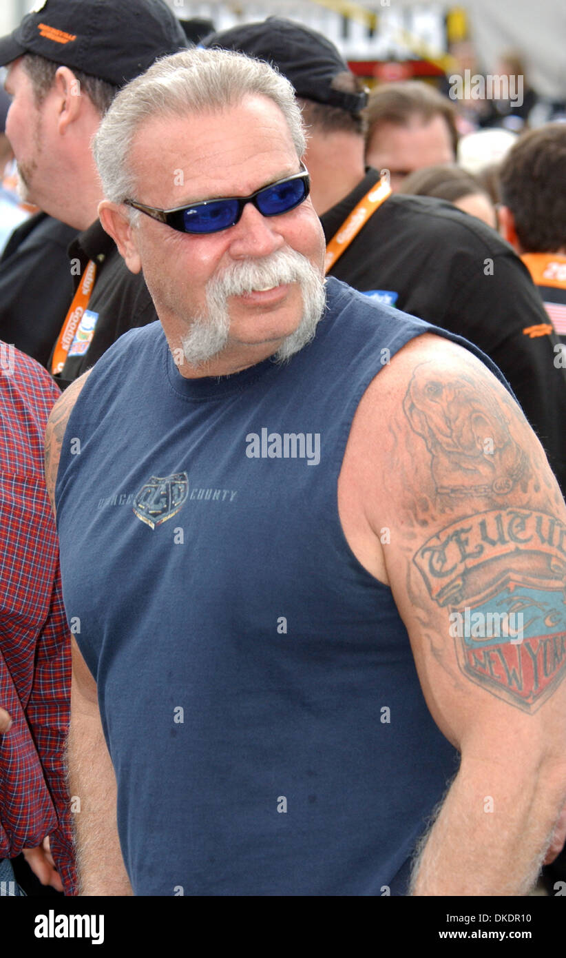 Apr 01, 2007 - Martinsville, VA, USA - American Chopper PAUL TEUTUL SR à l'Goody's Cool Orange 500 Nextel course sur le site Martinsville Speedway. (Crédit Image : © Jason Moore/ZUMA Press) Banque D'Images