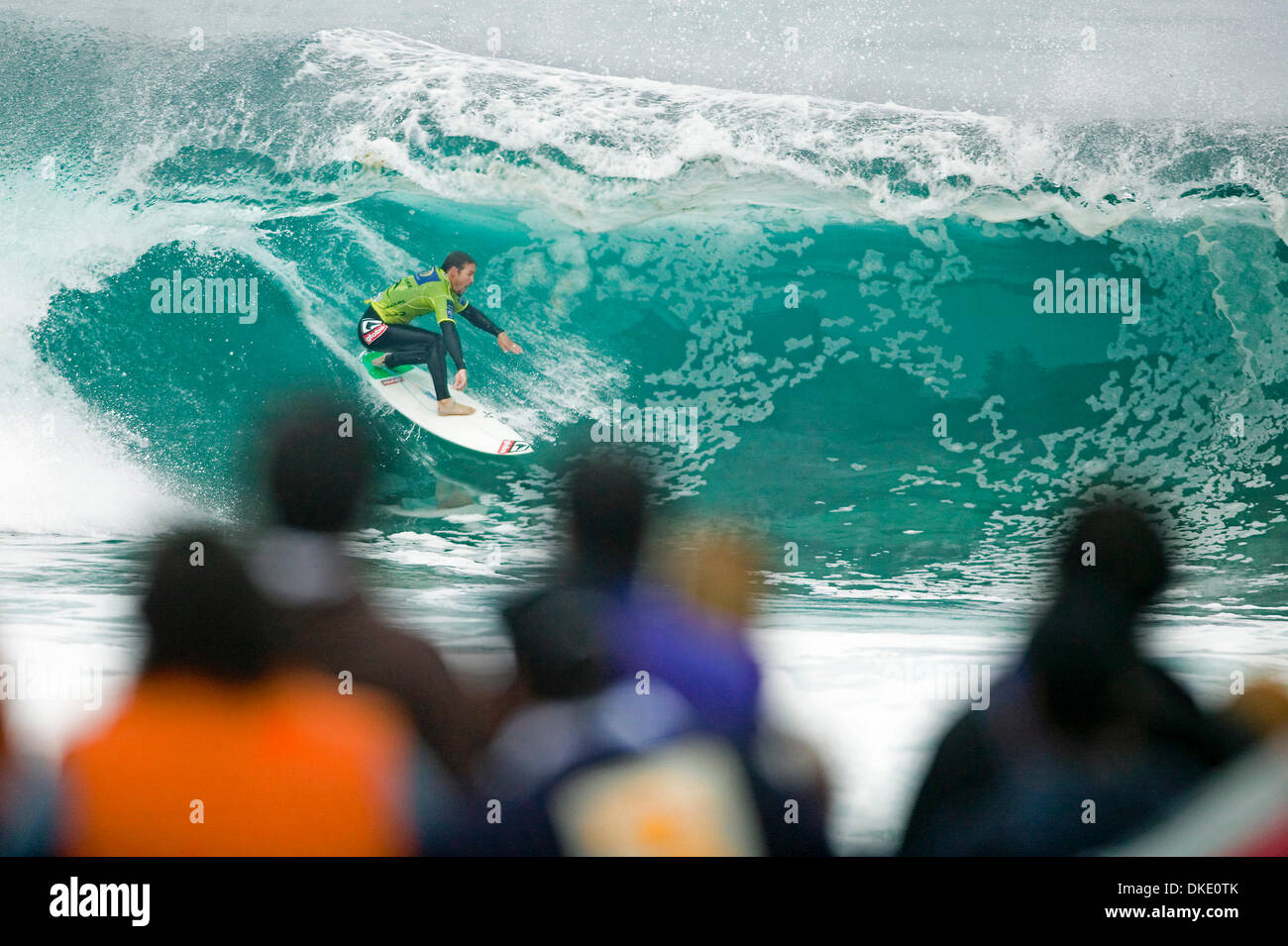 28 juin 2007 - Ex-Isla Alacran, Arica, Chili - American DAMIEN RENZO BAILINI (Satellite Beach, Floride) a terminé deuxième dans le Rip Curl Pro Search. Renzo bailini a été battu par l'hawaiien et trois fois champion du monde ASP Andy Irons et est maintenant au deuxième rang mondial avec Mick Fanning australienne en haut de l'favorise l'ASP World Tour. (Crédit Image : © Pierre Tostee/ASP-couverts Im Banque D'Images