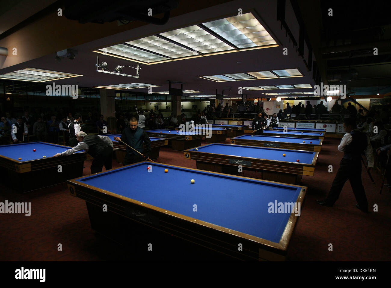 Aug 19, 2007 - New York, NY, USA - 2007 Sang Lee International Open 3 Tournoi de Billard à coussin. (Crédit Image : © Mehmet Demirci/ZUMA Press) Banque D'Images