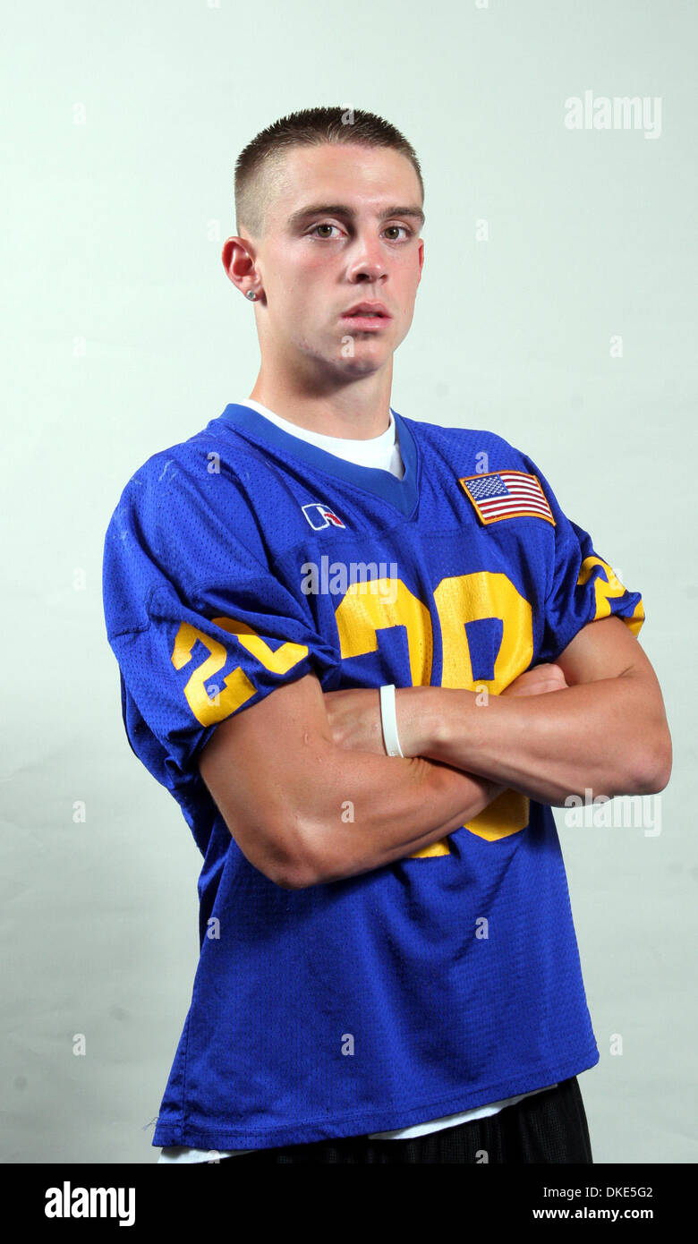 Austin 24, Foothill High School Football. Tourné dans la région de PLEASANTON, Californie le 27 août 2007(Jim Stevens/Tri-Valley Herald) Banque D'Images