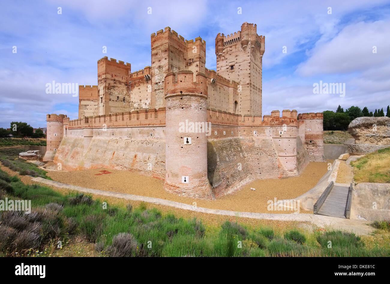 Castillo de la Mota 09 Banque D'Images