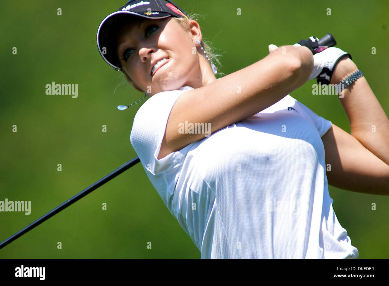 09 mai 2009 - Williamburg , Virginia, United States - Natalie Gulbis perfoms pendant le 2009 Michelob Ultra Open à Kingsmill événement LPGA à Williamsburg, en Virginie. (Crédit Image : © Chaz Niell/Southcreek IME/ZUMA Press) Banque D'Images