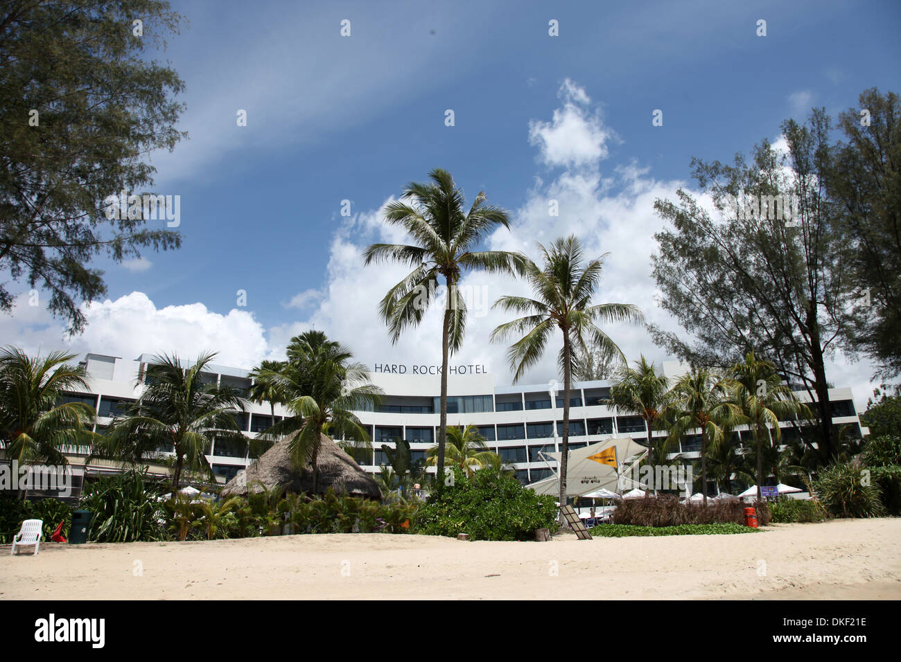 C'est une photo d'un hôtel de villégiature de l'île de Penang en Malaisie pour les vacances pendant l'été, avec la famille Banque D'Images
