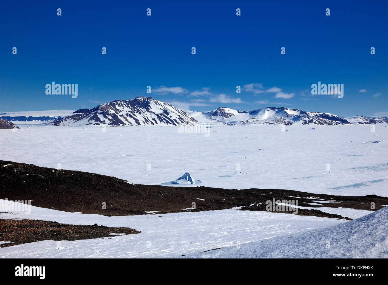 Paysage de glace de l'Antarctique, View Point, mer de Weddell, l'Antarctique Banque D'Images