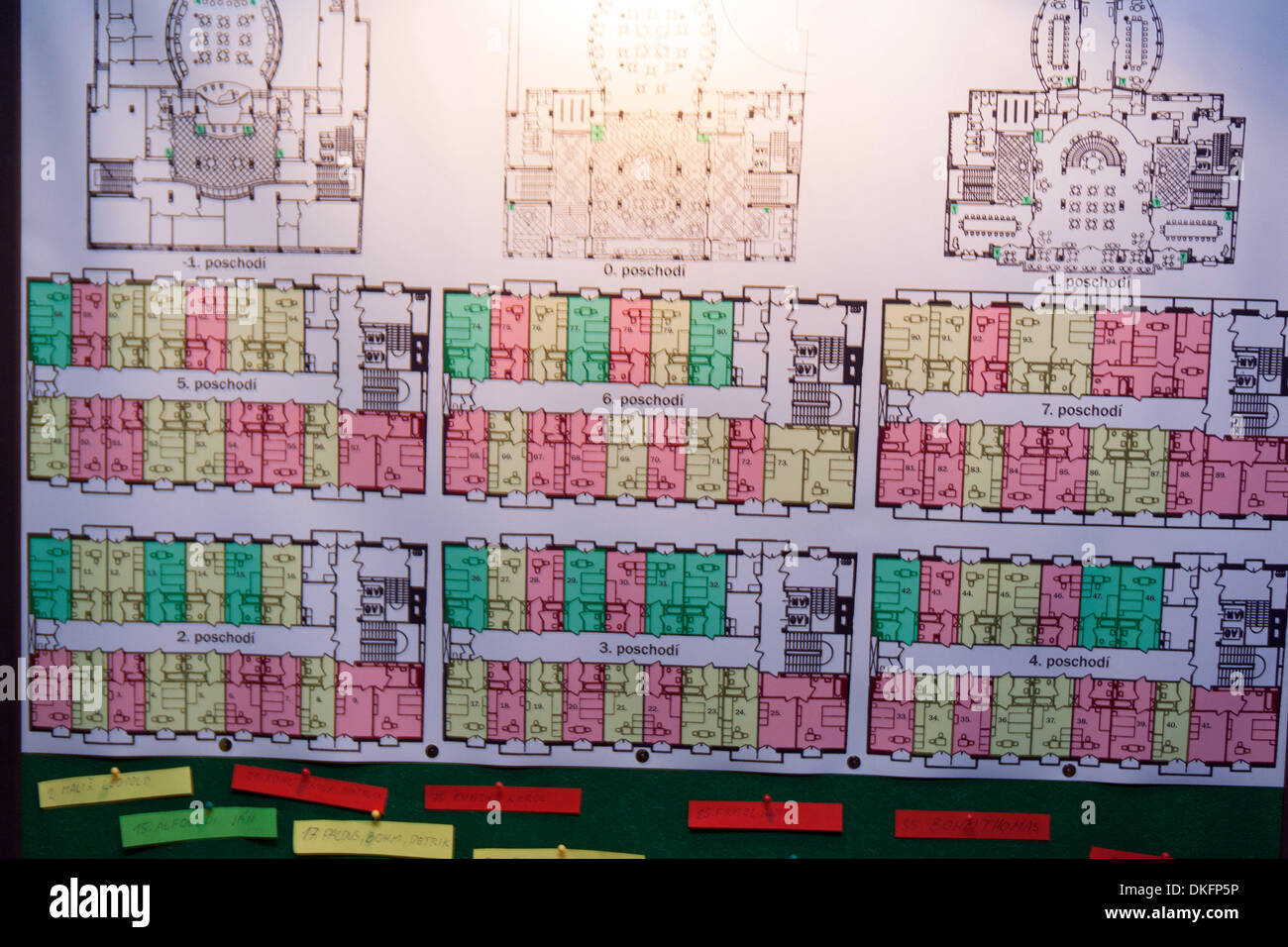 Spy Museum à l'hôtel Jalta. Le métro de l'hôtel Prague République Tchèque Central Spy room Banque D'Images