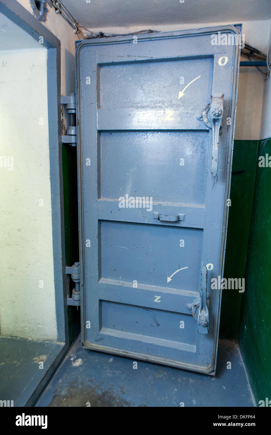 Porte du musée Spy à l'hôtel Jalta. Le métro de l'hôtel Prague République tchèque Banque D'Images