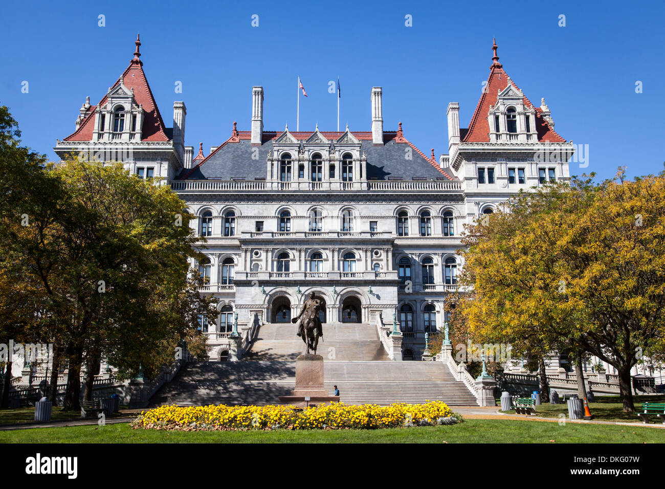 New York State Capitol Building, Albany Banque D'Images