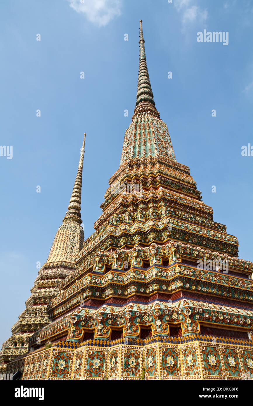 Temple Wat Pho, Bangkok, Thailande, Asie Banque D'Images