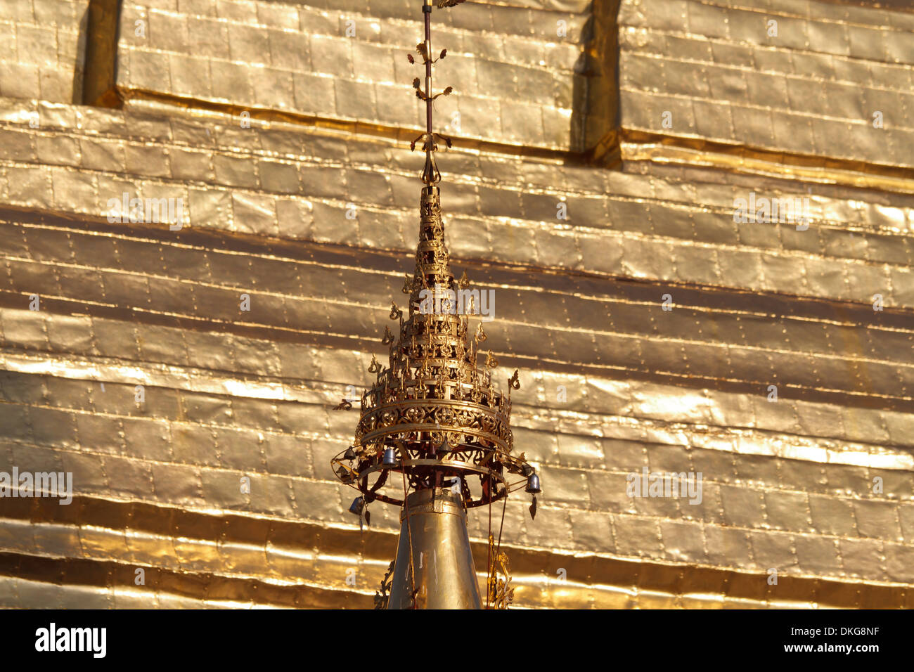 Stupa de la pagode Shwedagon, Rangun, Myanmar, en Asie Banque D'Images