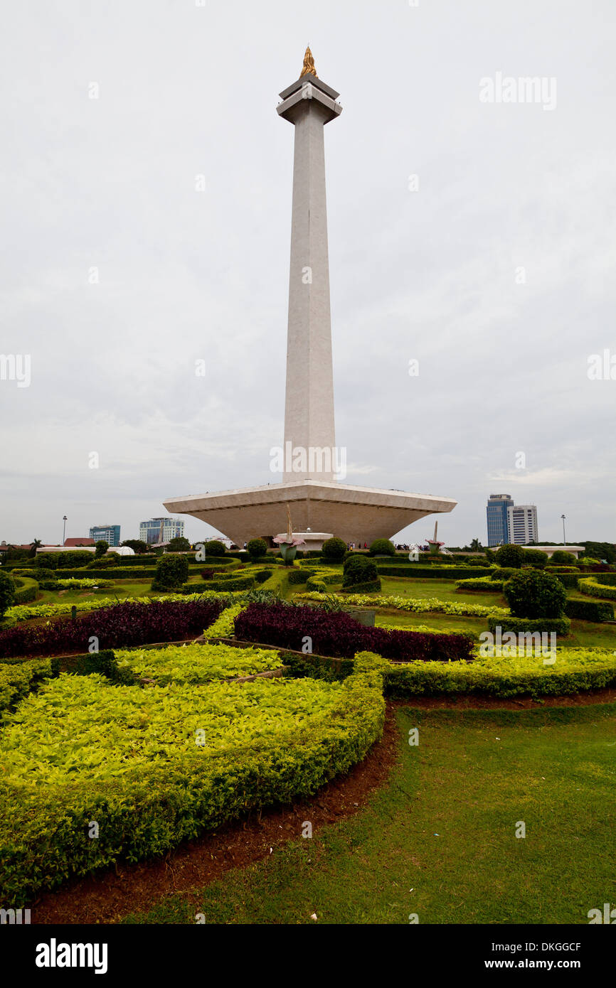 Monument National, Merdeka Square, Jakarta, Java, Indonésie, Asie Banque D'Images