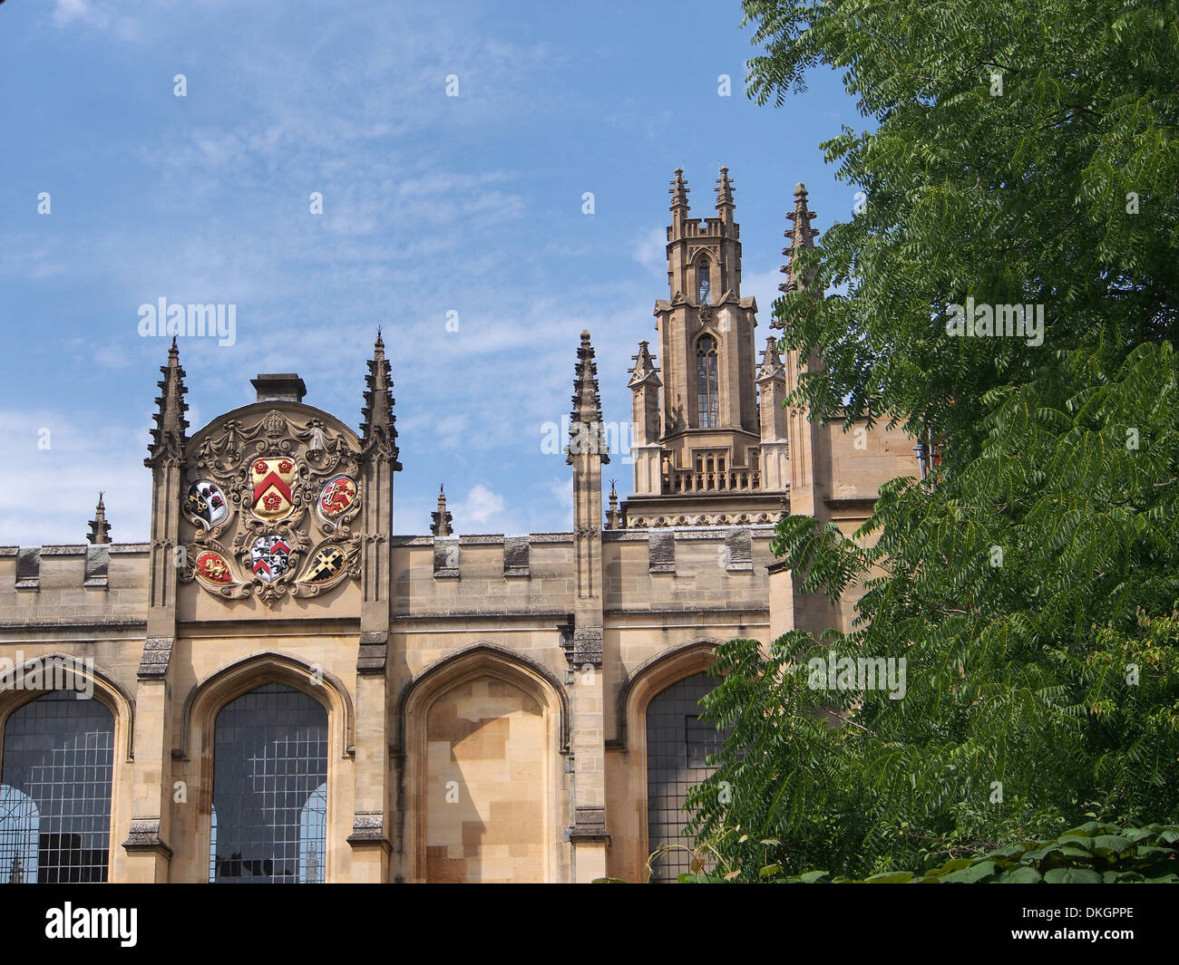 All Souls College Oxford University cour intérieure Banque D'Images